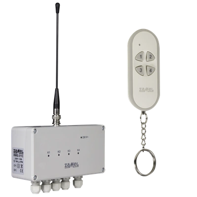 RADIOWY WYŁĄCZNIK SIECIOWY CZTEROKANAŁOWY 230V TYP: RWS-311C/Z