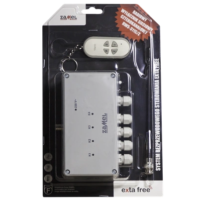 RADIOWY WYŁĄCZNIK SIECIOWY CZTEROKANAŁOWY 230V TYP: RWS-311C/Z