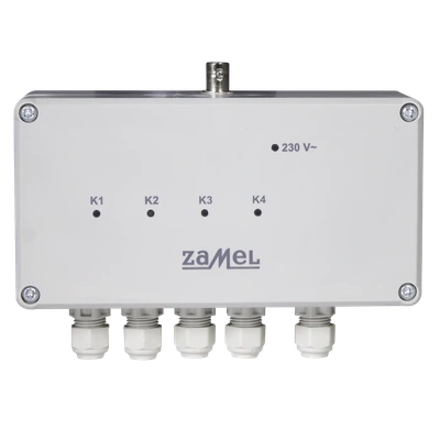 RADIOWY WYŁĄCZNIK SIECIOWY BEZ PILOTA CZTEROKANAŁOWY 230V TYP: RWS-311C