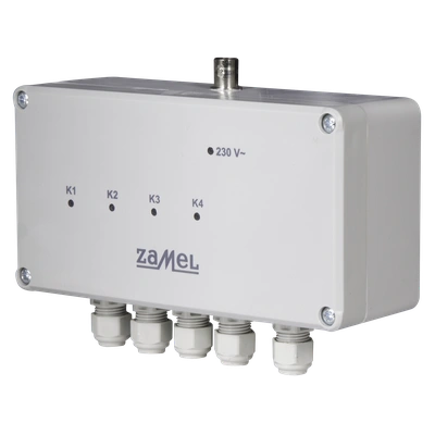 RADIOWY WYŁĄCZNIK SIECIOWY BEZ PILOTA CZTEROKANAŁOWY 230V TYP: RWS-311C