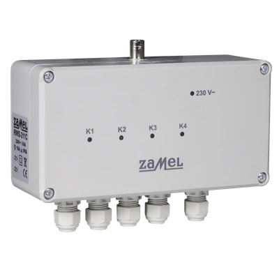 RADIOWY WYŁĄCZNIK SIECIOWY BEZ PILOTA CZTEROKANAŁOWY 230V TYP: RWS-311C