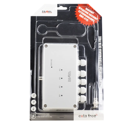 RADIOWY WYŁĄCZNIK SIECIOWY BEZ PILOTA CZTEROKANAŁOWY 230V TYP: RWS-311C