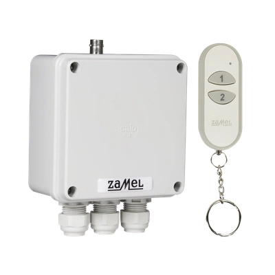 RADIOWY WYŁĄCZNIK SIECIOWY DWUKANAŁOWY 230V TYP: RWS-311D/Z