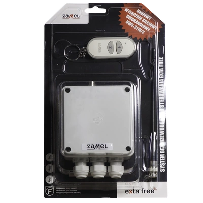 RADIOWY WYŁĄCZNIK SIECIOWY DWUKANAŁOWY 230V TYP: RWS-311D/Z