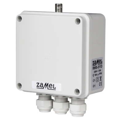 RADIOWY WYŁĄCZNIK SIECIOWY BEZ PILOTA DWUKANAŁOWY 230V TYP: RWS-311D