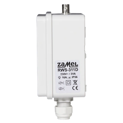 RADIOWY WYŁĄCZNIK SIECIOWY BEZ PILOTA DWUKANAŁOWY 230V TYP: RWS-311D