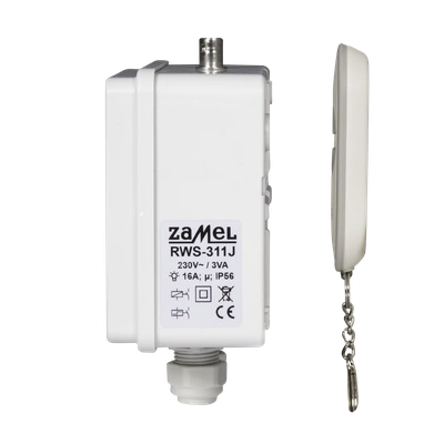 RADIOWY WYŁĄCZNIK SIECIOWY JEDNOKANAŁOWY 230V TYP: RWS-311J/Z