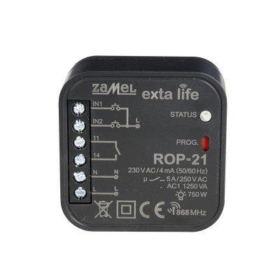 RADIOWY ODBIORNIK DOPUSZKOWY 1-KANAŁOWY DWUKIERUNKOWY TYP: ROP-21