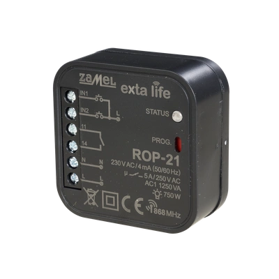 RADIOWY ODBIORNIK DOPUSZKOWY 1-KANAŁOWY DWUKIERUNKOWY TYP: ROP-21
