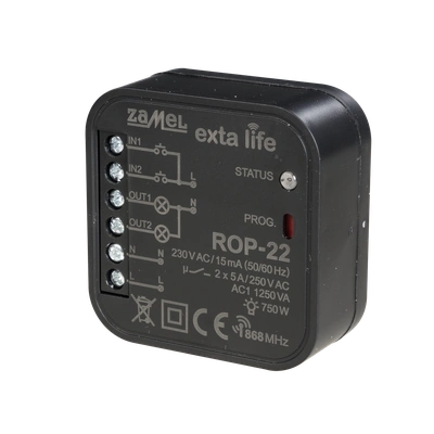 RADIOWY ODBIORNIK DOPUSZKOWY 2-KANAŁOWY DWUKIERUNKOWY TYP: ROP-22
