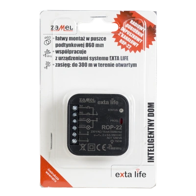 RADIOWY ODBIORNIK DOPUSZKOWY 2-KANAŁOWY DWUKIERUNKOWY TYP: ROP-22