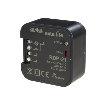 RADIOWY ŚCIEMNIACZ OŚWIETLENIA DWUKIERUNKOWY TYP: RDP-21