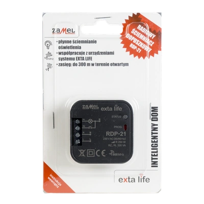 RADIOWY ŚCIEMNIACZ OŚWIETLENIA DWUKIERUNKOWY TYP: RDP-21
