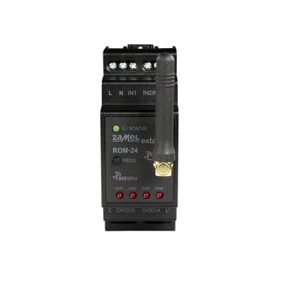 RADIOWY ODBIORNIK MODUŁOWY 4-KANAŁOWY  TYP: ROM-24