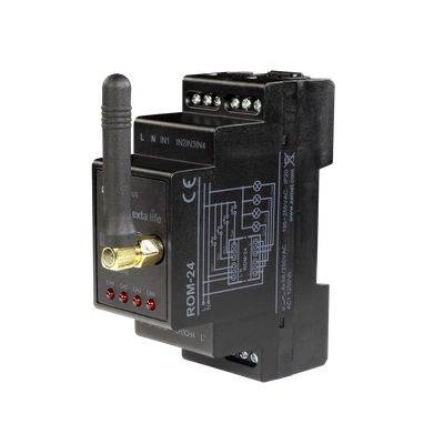 RADIOWY ODBIORNIK MODUŁOWY 4-KANAŁOWY  TYP: ROM-24