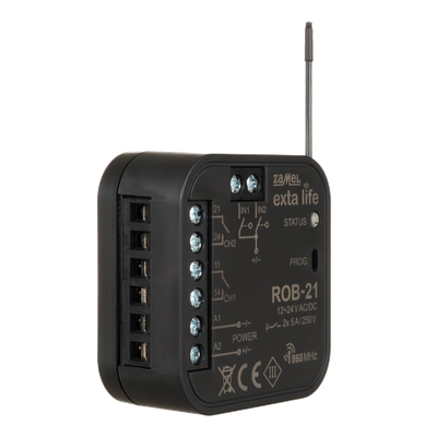 RADIOWY ODBIORNIK BRAMOWY  TYP: ROB-21/12-24V