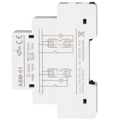 AUTOMAT SCHODOWY 230V AC  TYP: ASM-01