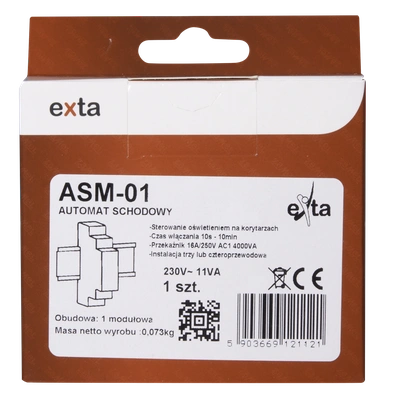 AUTOMAT SCHODOWY 230V AC  TYP: ASM-01
