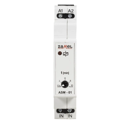 STAIRCASE TIME DELAY SWITCH 12-240V AC/DC TYPE: ASM-01/U
