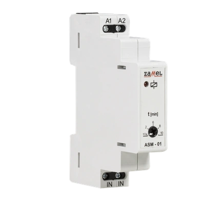 STAIRCASE TIME DELAY SWITCH 12-240V AC/DC TYPE: ASM-01/U