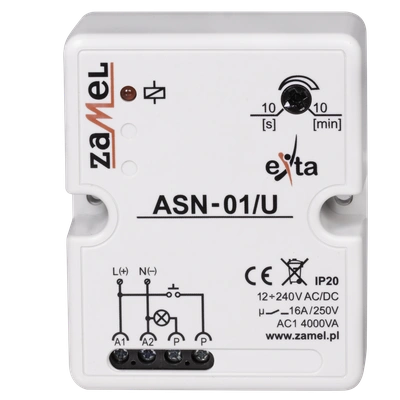 AUTOMAT SCHODOWY 12-240V AC/DC  TYP: ASN-01/U