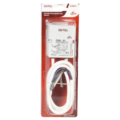 CZUJNIK KOLEJNOŚCI FAZ 230/400V AC  TYP: CKH-01