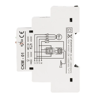 CZUJNIK KOLEJNOŚCI FAZ 230/400V AC  TYP: CKM-01