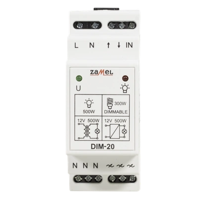 ŚCIEMNIACZ 230V AC 40-500W  TYP: DIM-20