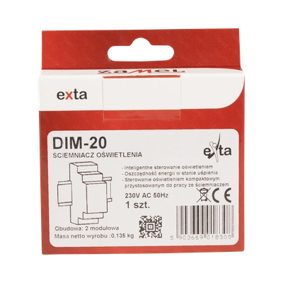 ŚCIEMNIACZ 230V AC 40-500W  TYP: DIM-20