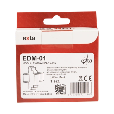 MODUŁ SYGNALIZACYJNY 230V AC  TYP: EDM-01