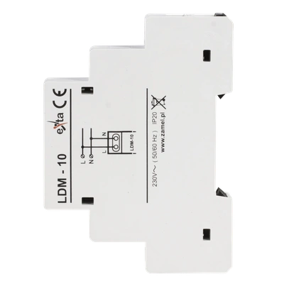 WSKAŹNIK NAPIĘCIA 1-FAZOWY 230V AC  TYP: LDM-10