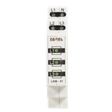 WSKAŹNIK ZASILANIA 230V/400V 3xLED ZIELONE TN  TYP: LKM-01-20