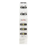 WSKAŹNIK ZASILANIA 230V/400V 3xLED ŻÓŁTE TN  TYP: LKM-01-30
