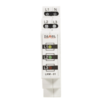 WSKAŹNIK ZASILANIA 230V/400V LED CZERWONA/ZIELONA/ŻÓŁTA TN  TYP: LKM-01-40