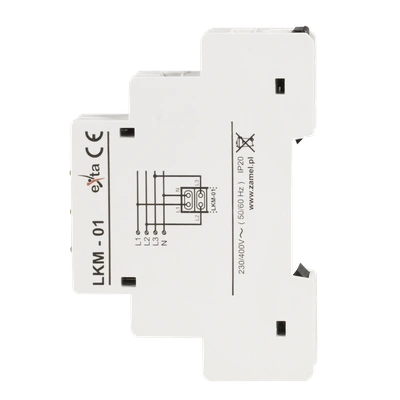 WSKAŹNIK ZASILANIA 230V/400V LED CZERWONA/ZIELONA/ŻÓŁTA TN  TYP: LKM-01-40
