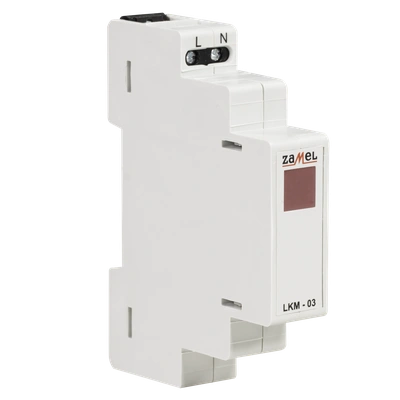 WSKAŹNIK ZASILANIA 230V LED CZERWONA  TYP: LKM-03-10