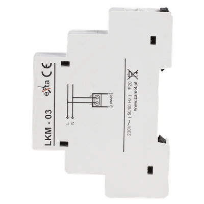 WSKAŹNIK ZASILANIA 230V LED CZERWONA  TYP: LKM-03-10