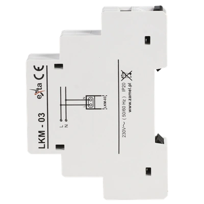 WSKAŹNIK ZASILANIA 230V LED ZIELONA  TYP: LKM-03-20