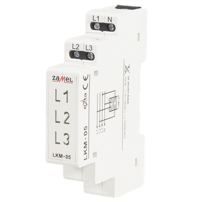 WSKAŹNIK ZASILANIA 230V/400V LED ŻÓŁTA/ZIELONA/CZERWONA TN  TYP: LKM-05-40