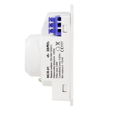MIKROFALOWY CZUJNIK RUCHU   TYP: MCR-01