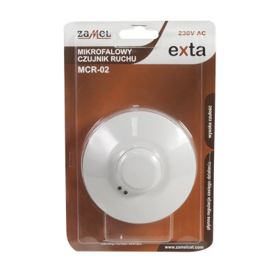 MIKROFALOWY CZUJNIK RUCHU   TYP: MCR-02