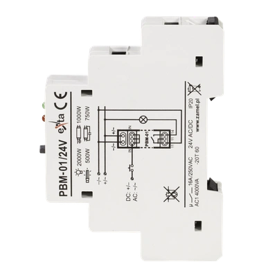 PRZEKAŹNIK BISTABILNY 24V AC/DC  TYP: PBM-01/24V
