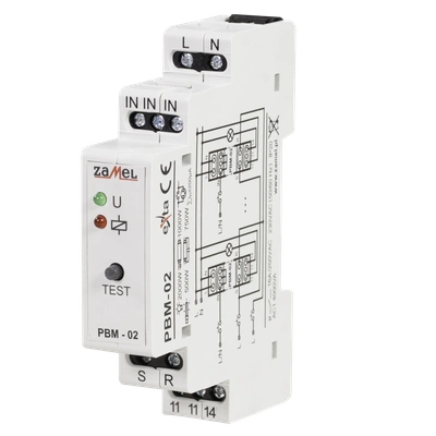 PRZEKAŹNIK BISTABILNY 230V AC  TYP: PBM-02