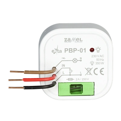 PRZEKAŹNIK BISTABILNY DOPUSZKOWY 230V AC  TYP: PBP-01