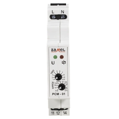 PRZEKAŹNIK CZASOWY 230V AC  TYP: PCM-01