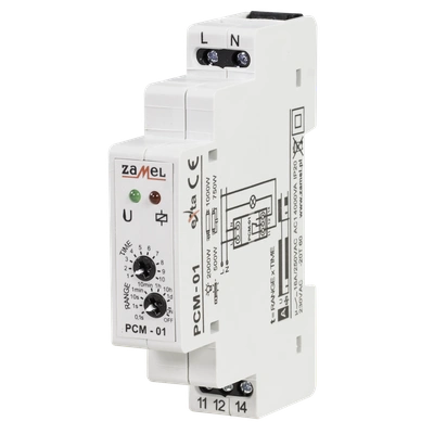 PRZEKAŹNIK CZASOWY 230V AC  TYP: PCM-01