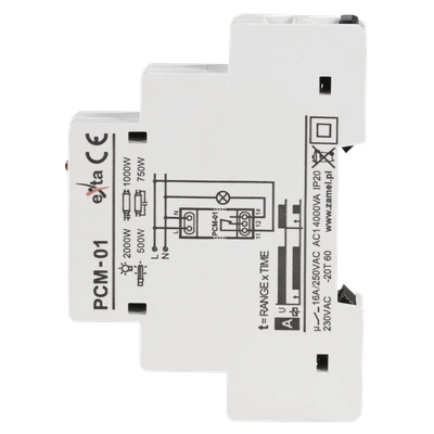 PRZEKAŹNIK CZASOWY 230V AC  TYP: PCM-01