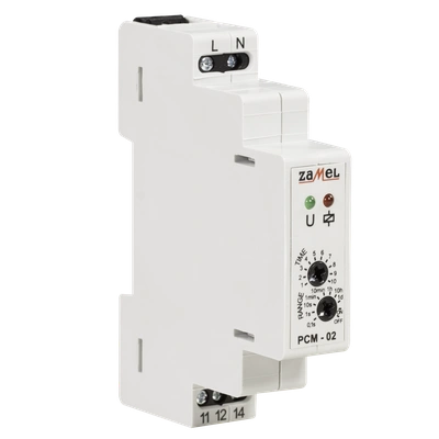 PRZEKAŹNIK CZASOWY 230V AC  TYP: PCM-02