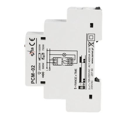 PRZEKAŹNIK CZASOWY 230V AC  TYP: PCM-02