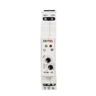 PRZEKAŹNIK CZASOWY 24V AC/DC  TYP: PCM-02/24V